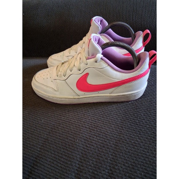 Nike Other - Nike Shoes Women's 7.5 Youth 6Y Court Borough Pink White Sneakers BQ5448-111